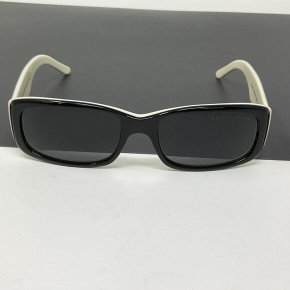 Ralph Lauren Sunglasses RL 8015 5044/87 Black Ivory FRAME Only Scratched Lenses main image 5